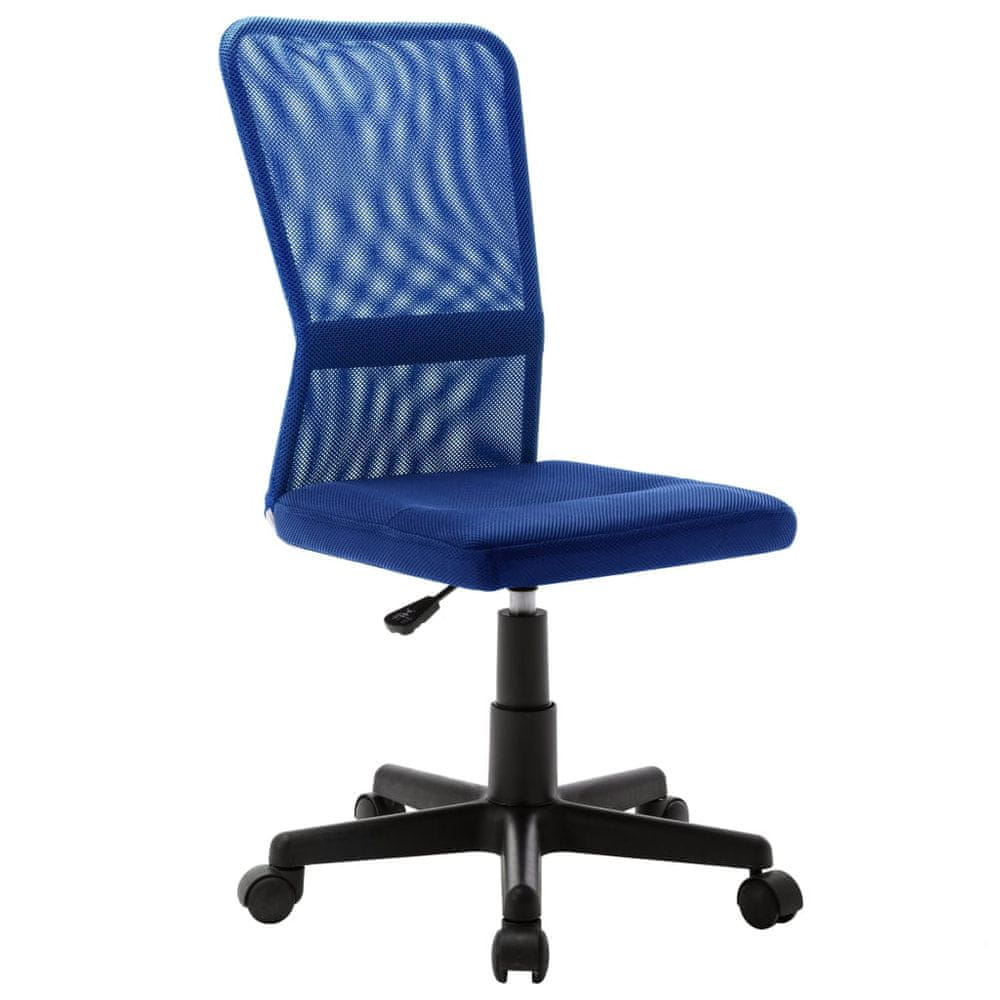Petromila vidaXL Kancelárska stolička modrá 44x52x100 cm sieťovinová látka
